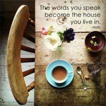 The word you speak